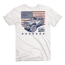 Load image into Gallery viewer, Jeep x America 250 - USA Rubicon T-Shirt