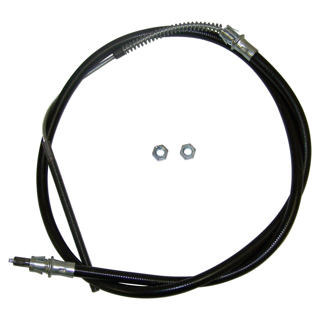 Front Parking Brake Cable for 87-90 Jeep YJ Wrangler w/ 93 Inch Wheelbase, 62 Inch Long Crown Automotive
