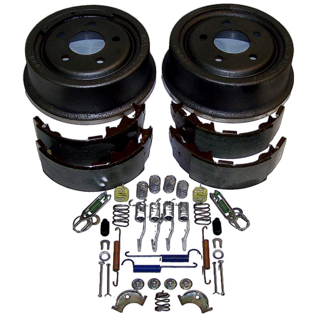 Rear Drum Brake Service Kit 91-00 Jeep YJ, TJ, XJ, MJ w/ 9 Inch X 2-1/2 Inch Drums Crown Automotive