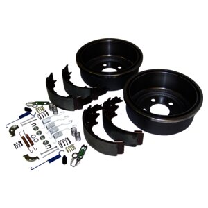 Rear Drum Brake Service Kit for 00-06 TJ Wrangler, XJ Cherokee w/ 9 Inchx2.5 Inch Drums Crown Automotive