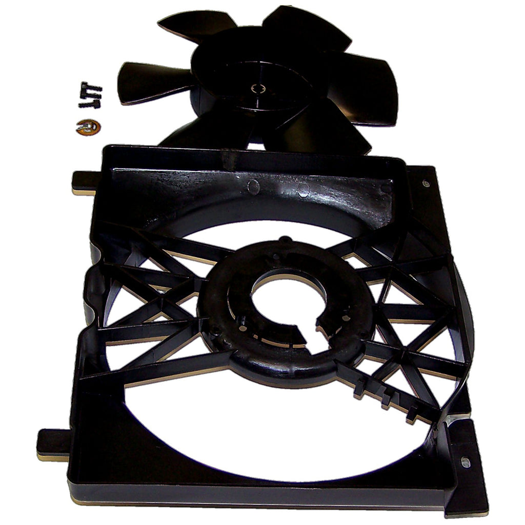 Cooling Fan Assembly for Jeep 1987-1996 XJ Cherokee, MJ Comanche w/ 4.0L Engine Crown Automotive