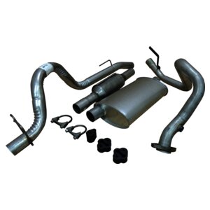 Exhaust Kit for 1993-1995 Jeep YJ Wrangler w/ 2.5L Engine Crown Automotive