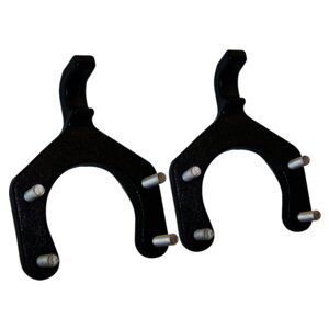 Tow Hook Set for 2007-2018 Jeep JK Wrangler, Includes 2 Tow Hooks Crown Automotive