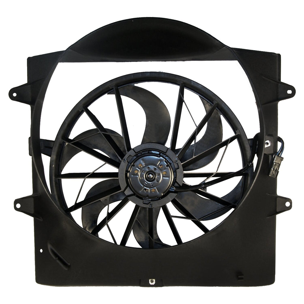 Cooling Fan Assembly for 2004 Jeep Grand Cherokee, Has 3-Wire Harness Crown Automotive