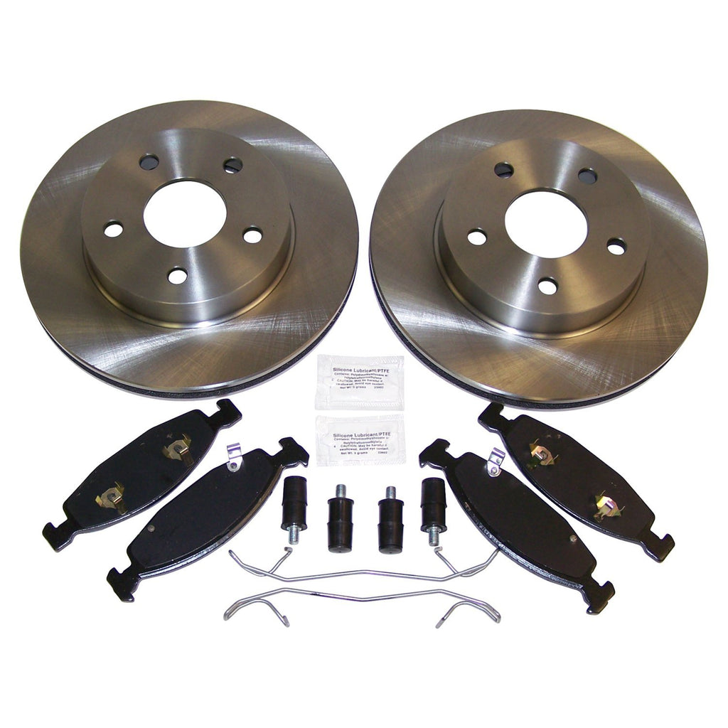 Front Disc Brake Service Kit for 99-02 Jeep Grand Cherokees w/ Teves Calipers Crown Automotive