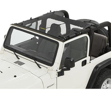 Load image into Gallery viewer, Jeep Wrangler Bikini Top Sun Standard Targa Style Bikini Top For Jeep 1997-2006 Wrangler TJ Mesh Fabric Bestop