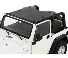 Load image into Gallery viewer, Jeep Wrangler Bikini Top Sun Standard Targa Style Bikini Top For Jeep 1997-2006 Wrangler TJ Black Diamond Fabric Bestop