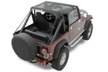 Load image into Gallery viewer, Jeep CJ7 Bikini Top Traditional Bikini Top For Jeep 1976-1986 CJ7 Mesh Bestop