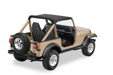 Load image into Gallery viewer, Jeep Bikini Top Strapless Standard Targa Style Bikini Top For Jeep Wrangler1992-1995 Wrangler YJ Black Denim Bestop