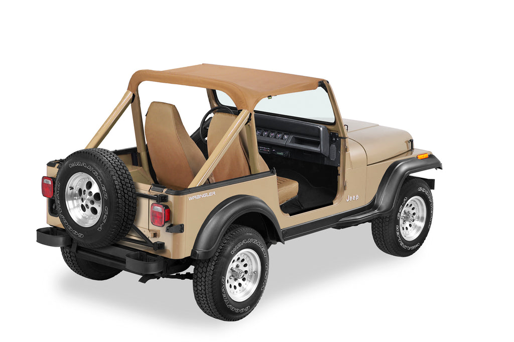 Jeep Bikini Top Strapless Standard Targa Style Bikini Top For Jeep Wrangler 1992-1995 Wrangler YJ Spice Bestop