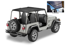 Load image into Gallery viewer, Jeep Bikini Top Header Safari Bikini Tops For Jeep 1997-2002 Wrangler TJ Mesh Fabric Bestop