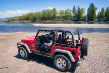 Load image into Gallery viewer, Jeep Bikini Top Header Safari Bikini Tops For Jeep 1997-2002 Wrangler TJ Spice Fabric Bestop