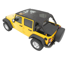 Load image into Gallery viewer, Jeep Wrangler Bikini Top Header Safari Cable Style Bikini Tops For Jeep 2010-2018 Wrangler JK 4 Door Mesh Bestop