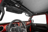 Jeep Bikini Top Header Safari Bikini Tops For Jeep 2024-Current Wrangler JL 4 Door Black Diamond Fabric Bestop - 52612-35 - Bestop
