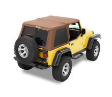 Load image into Gallery viewer, Replace-A-Top for Trektop Hardware For Jeep 1997-2006 Wrangler TJ Tinted Spice Fabric Bestop