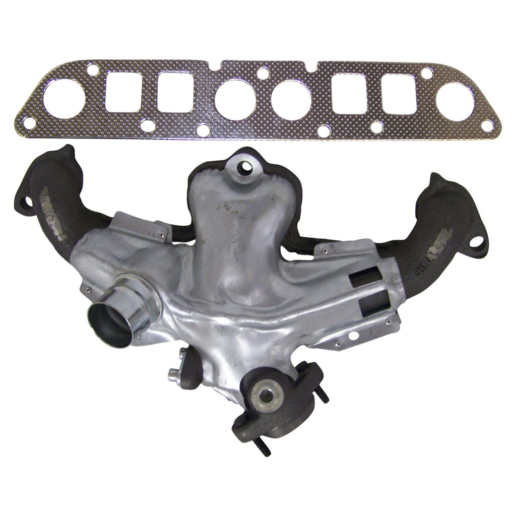 Exhaust Manifold Kit for Misc. 1983-02 Jeep & Dodge Vehicles w/ 2.5L Engine Crown Automotive