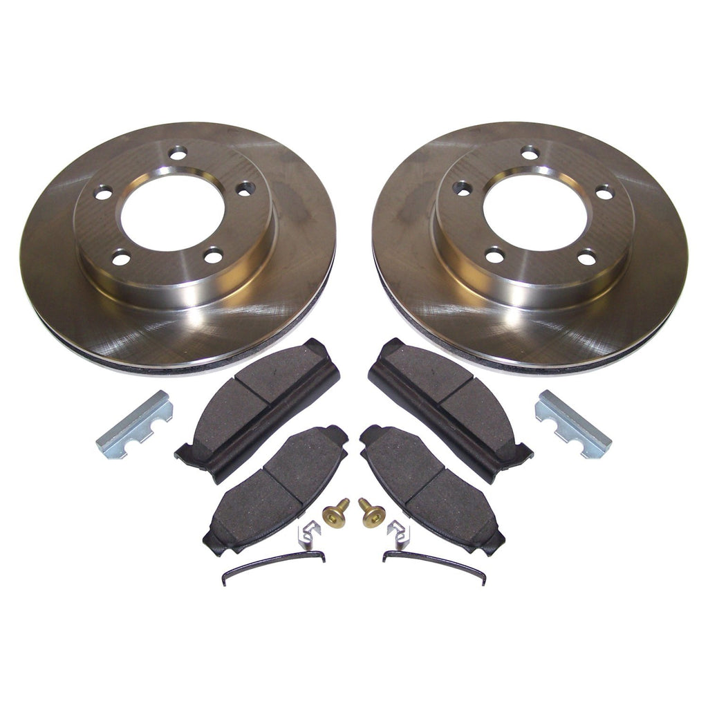 Front Disc Brake Service Kit for Select 78-81 CJ-5, CJ-7, CJ-8 w/ 6 Bolt Flange Crown Automotive