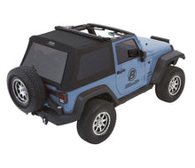 Load image into Gallery viewer, Jeep Trektop Glide - Jeep 07-18 Wrangler JK 2-Door (Premium Black Twill) Bestop