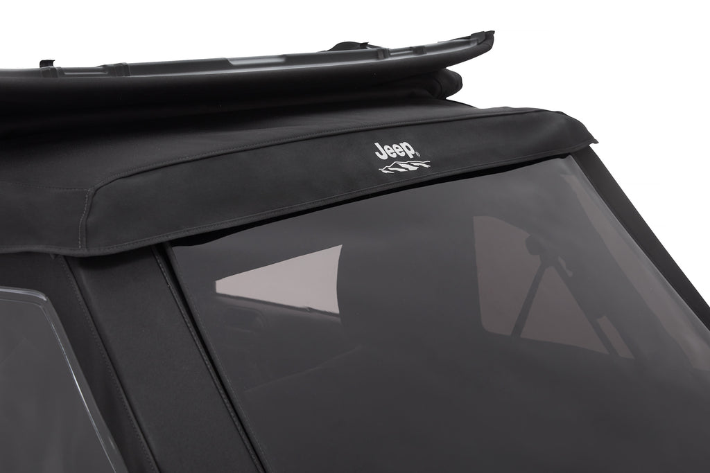 Jeep Trektop Glide - Jeep 07-18 Wrangler JK 2-Door (Premium Black Twill) Bestop