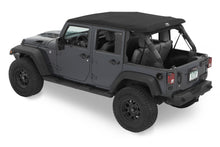 Load image into Gallery viewer, Jeep Trektop Glide - Jeep 07-18 Wrangler JK 4-Door (Premium Black Twill) Bestop