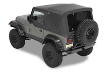 Load image into Gallery viewer, Jeep Soft Top Supertop Squareback Soft Top For Jeep 1988-1995 Wrangler YJ Black Denim Bestop
