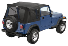 Load image into Gallery viewer, Jeep Wrangler Soft Top Supertop Classic Squareback Soft Tops For Jeep 1997-2006 Wrangler TJ Tinted Black Diamond Bestop
