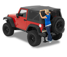 Load image into Gallery viewer, Jeep Soft Top Supertop Squareback Soft Top For Jeep 2007-2018 Wrangler JK 2 Door Black Diamond Bestop