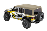 Supertop Ultra Squareback Soft Top For Jeep 2018-Current Wrangler JL 4 Door Pebble Beige Bestop - 54725-74 - Bestop