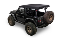 Load image into Gallery viewer, Supertop Glide Jeep 2018-26 Wrangler JL 2-Door Squareback, Premium Black Twill Bestop