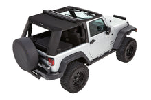 Load image into Gallery viewer, Trektop Pro Hybrid Slantback Soft Top For Jeep 2007-2018 Wrangler JK 2 Door Black Bestop