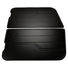 Load image into Gallery viewer, Black Door Panel Set for 1982-1995 CJ-7, CJ-8, &amp; YJ Wrangler w/ Full Steel Doors Crown Automotive