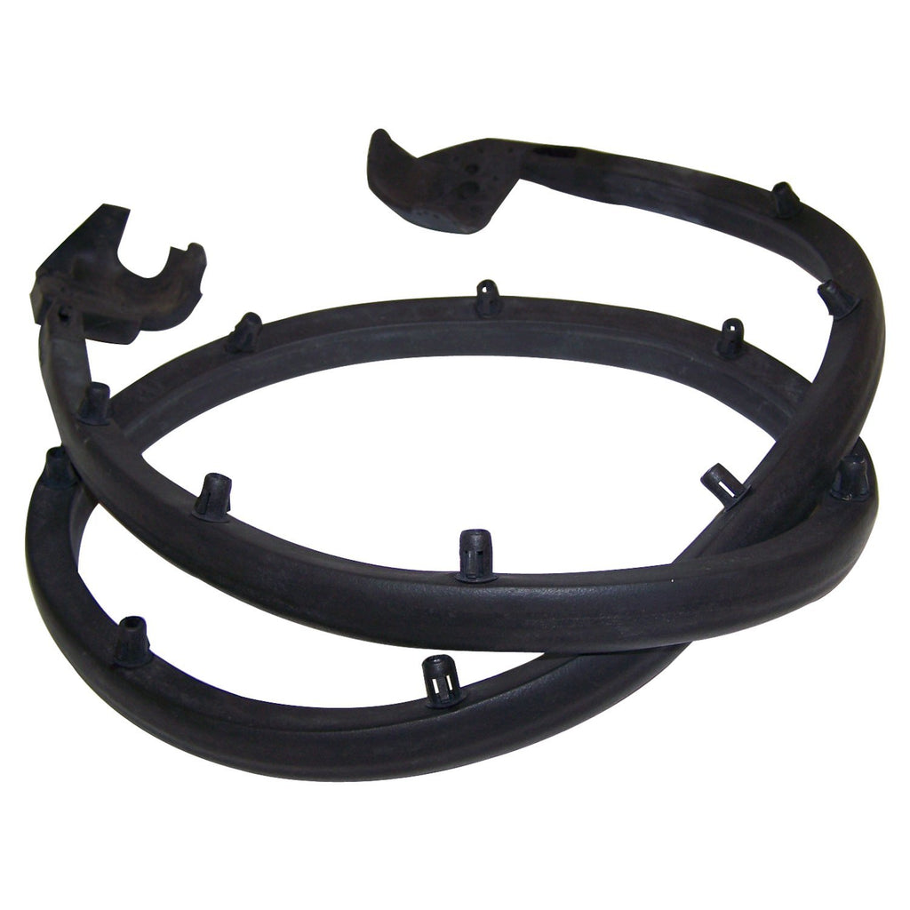 Left Door Weatherstrip for 1987-1995 Jeep YJ Wrangler w/ Half Doors Crown Automotive