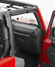 Load image into Gallery viewer, Jeep Door Surrounds For Jeep 2007-2018 Wrangler JK 2 Door Black Polypropylene Bestop