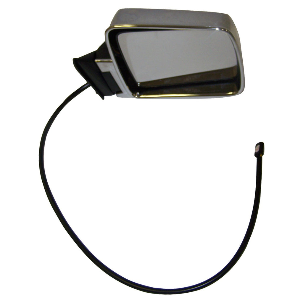 Right Manual Remote Folding Mirror for 84-96 XJ, Cherokee, MJ Comanche, Chrome Crown Automotive