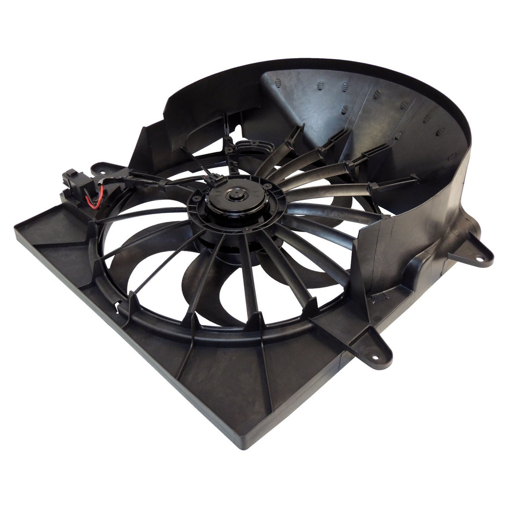 Cooling Fan Assembly w/ Resistor for Select Jeep 08-09 Grand Cherokee, Commander Crown Automotive