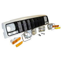 Load image into Gallery viewer, Header Panel Kit w/ Grille &amp; Lights for 97-01 Jeep XJ Cherokee, US and Canada Crown Automotive