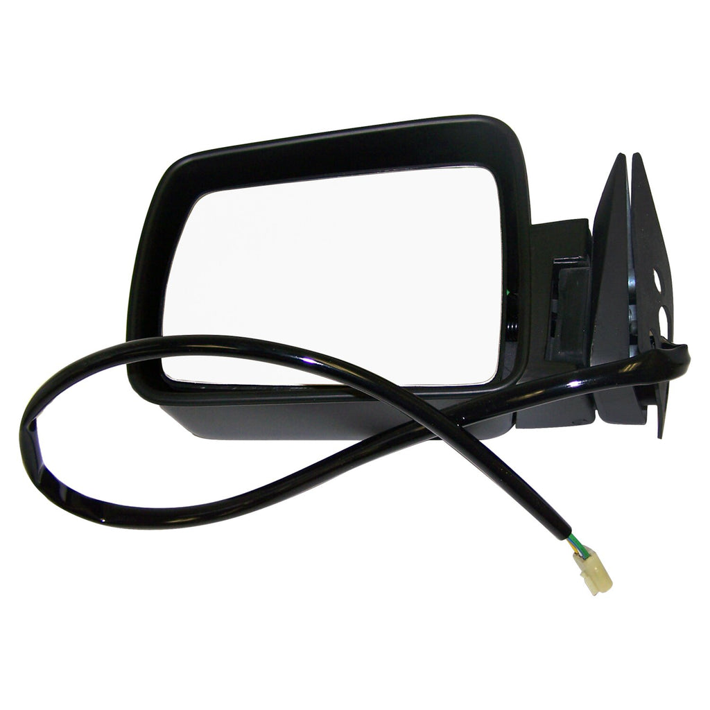 Left Power, Folding Black Mirror for 1984-1996 Jeep XJ Cherokee, MJ Comanche Crown Automotive
