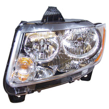 Load image into Gallery viewer, Left Halogen Headlight Assembly for 11-13 Jeep WK Grand Cherokee, Incl. Bulbs Crown Automotive