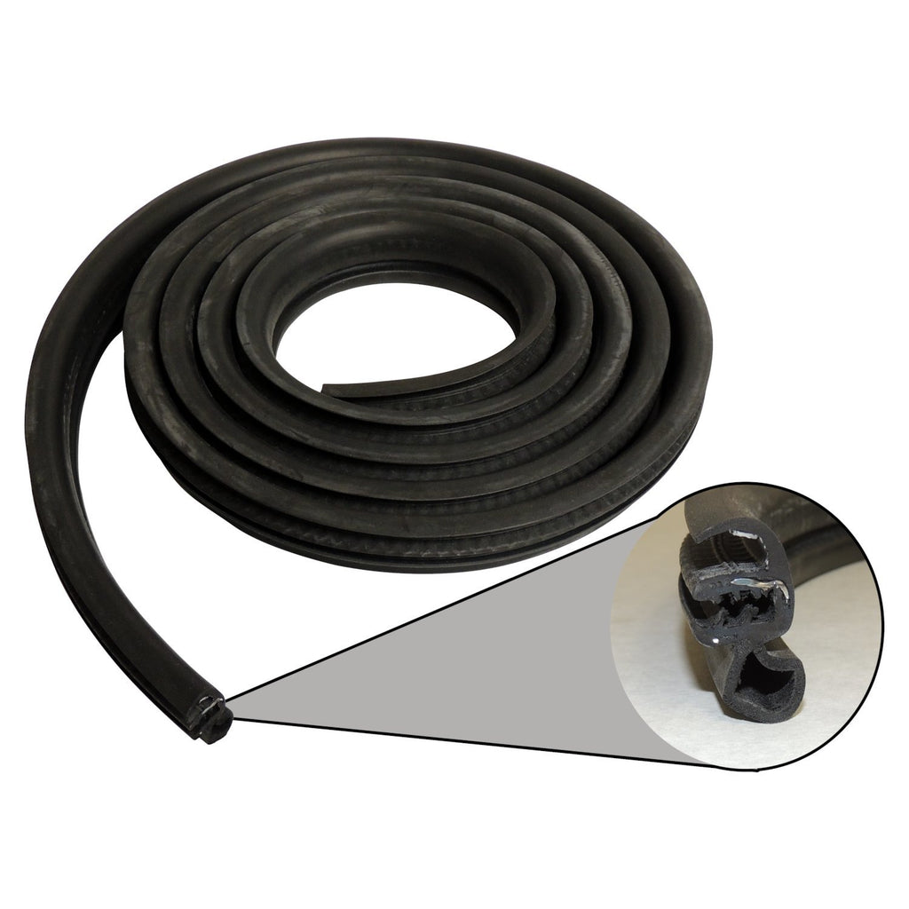 Rear Door Weatherstrip for 1999-2004 WJ, WG Grand Cherokee, Left or Right Crown Automotive