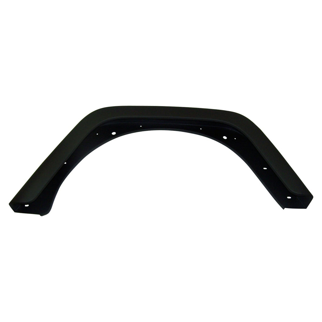 Left Rear Fender Flare for Jeep 97-06 TJ Wrangler, Black Textured, 6-5/8 Inch Wide Crown Automotive