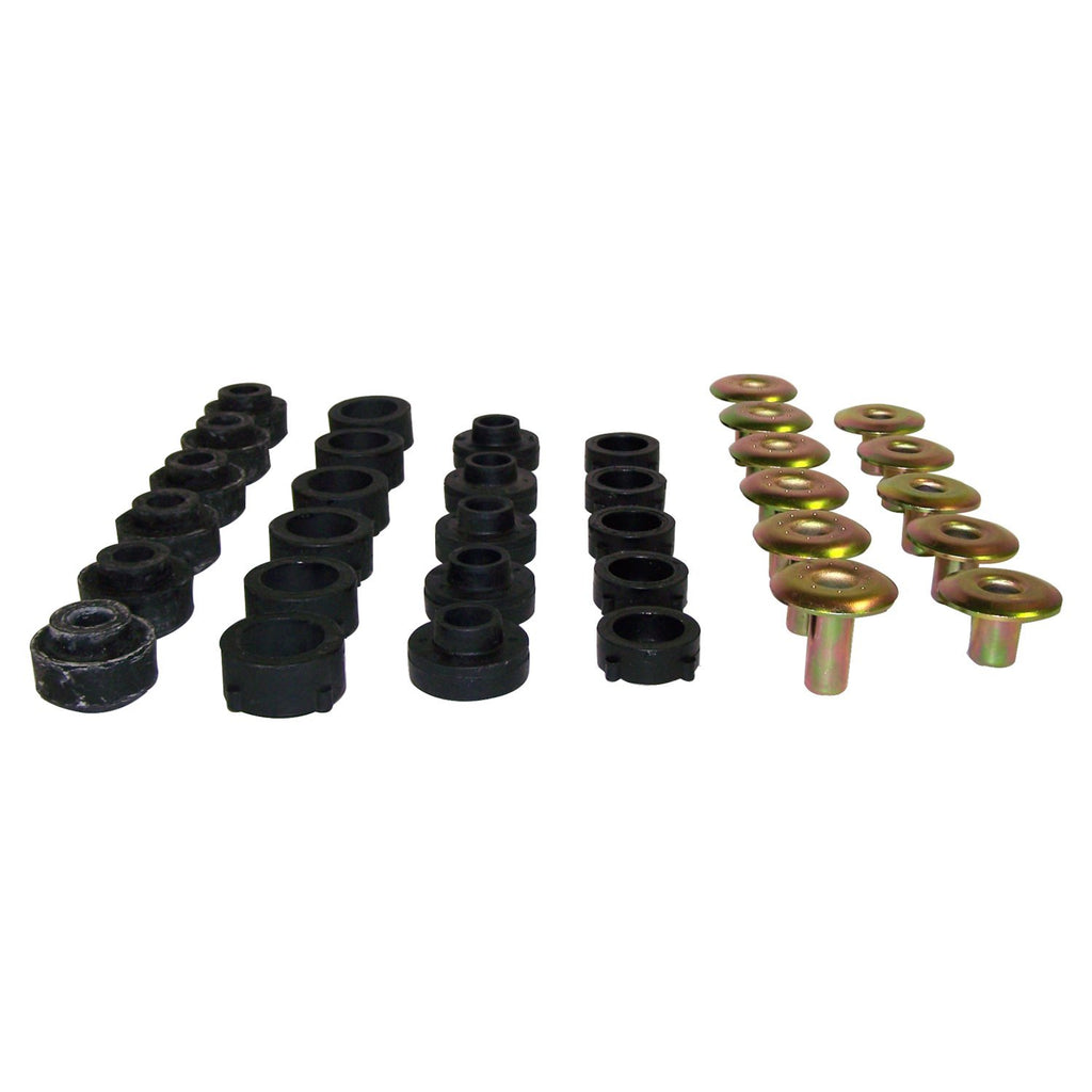 Body Mount Kit for 1997-2006 Jeep TJ Wrangler Including Unlimited Models Crown Automotive