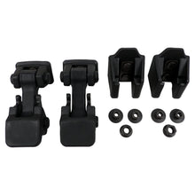Load image into Gallery viewer, Black Hood Catch Kit for 97-06 Jeep TJ Wrangler, L &amp; R (2 Catches &amp; 2 Brackets) Crown Automotive