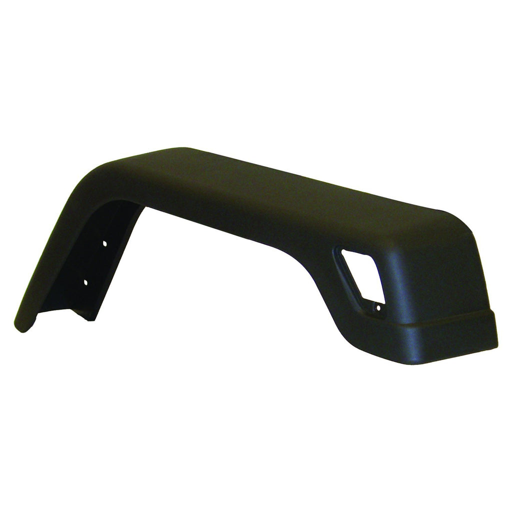 Right Front Fender Flare for Jeep 1997-2006 TJ Wrangler, Black Textured, 6-5/8 Inch Crown Automotive
