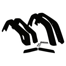 Load image into Gallery viewer, 6-Piece 97-06 Jeep TJ Wrangler Fender Flare Kit, Black Textured, 3-3/4 Inch Width Crown Automotive