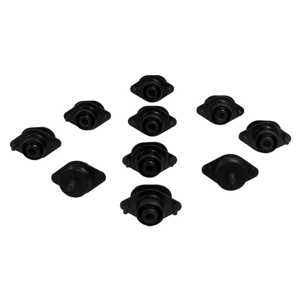 Body Mount Kit for 07-18 Jeep JK Wrangler w/ 2-Doors, Includes 10 Body Mounts Crown Automotive