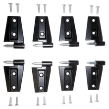 Load image into Gallery viewer, Black Primer Door Hinge Set (Door Side) for 2007-18 Jeep JK Wrangler w/ 4-Doors Crown Automotive