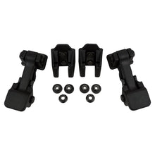 Load image into Gallery viewer, Hood Catch Kit for 2007-2018 Jeep JK Wrangler, Black Plastic Crown Automotive