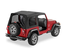 Load image into Gallery viewer, Jeep Supertop Classic Replacement Skin For Jeep 1997-2006 Wrangler TJ Tinted Black Denim Bestop