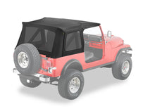 Load image into Gallery viewer, Jeep Supertop Classic Replacement Skin For Jeep 1976-1986 CJ7 Tinted Black Denim Bestop