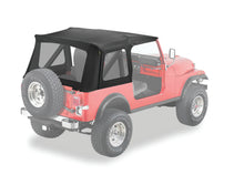 Load image into Gallery viewer, Jeep Supertop Classic Replacement Skin For Jeep 1976-1986 CJ7 Clear Black Denim Bestop